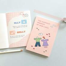 モノライク B6 オリモリ グリッド ノート 4種 A セット Olly Molly Grid notebook A SET ほうがんし ミニノート ポケットノート かわいいノート 80pages - B6 オリモリ グリッド A セット - チェックする 4