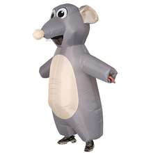 1pc Inflatable Mouse Costume, Custom Inflatable Mascot Costume For Advertising, Cartoon Auspicious Animal Plush Outfit - Mouse Inflatable Suit - View 2