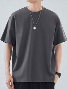 4-Pack Classic Cotton Tees – Men's & Women's Basic Crew Neck Short Sleeve Tops – 180g Heavy Cotton Tshirt Set, Soft & Breathable Blank Apparel – Perfect For Layering, Gym, Outdoor, Or Holiday Gift Giving - 混合顏色 2 - 查看 4