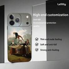 Spain F-Francisco  Art Phone Case Covercompatible with  17 16 15 14 13 12 11 Pro Max Plus Mini Black Frosted Soft Shell Funda,Covercompatible with  17 Hülle, 17 pro Hülle, 17 promax Hülle - Z5 - Übersicht 8