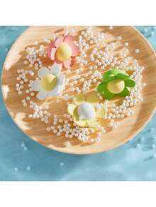 1/3pcs Silicone Sink Overflow Hole Plug - Flower Shaped Overflow Stopper, Durable And Easy To Install, Suitable For Kitchen And Bathroom Sinks, Prevents Water Overflow And Clogging (Fits 2cm/0.78in Drain Hole)