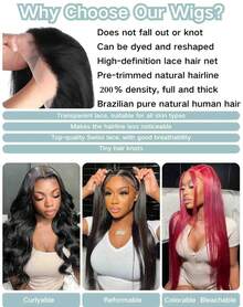200 Density 13x4 Bone Straight Hd Lace Front Wig 36 Inch 13x4 Lace Frontal Human Hair Wigs For Women Brazilian Hair Wigs - Natural Black - View 8