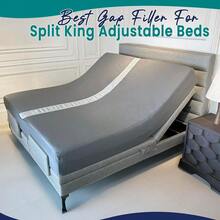 3-In-1 Fitted Sheet Attached Bed Bridge Twin XL To King Converter Kit With Sheet Strap Set For Adjustable Beds Split King Gap Filler For Seamless Sleep Experience In Modern Bedrooms And Guest Rooms Grey - Gray - View 4