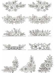 Water Soluble Stabilizer For Embroidery, Beginner Embroidery Patterns Stick Stitch Embroidery Flower Paper Floral Daisy Designs Wash Stabilizer