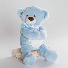 Stuffed Soft Toy Baby Teddy Bear Vase Huger, Pink / Blue / Ivory, 9.5" - Multicolor - View 8