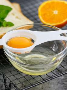 1 pièce Séparateur de jaune d'œuf, Séparateur de blanc d'œuf, Séparateur d'œuf en plastique, Diviseur d'œuf de cuisine, Séparateur d'œuf domestique, Ustensile de cuisine, Fourniture scolaire