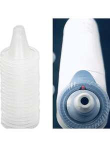 1 Scatola da 20 pezzi/2 Scatole da 40 pezzi/3 Scatole da 60 pezzi/5 Scatole da 100 pezzi di Coperture di alta qualità per sonda di termometro auricolare, Cappucci di ricambio monouso per termometro auricolare, Filtri lenti per termometro auricolare, Termometro auricolare monouso.