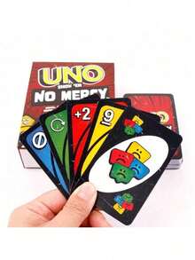 Juego de cartas UNO de Mattel: Cartas oficiales de Transformers Super Flip, apto para 2-10 jugadores - Tarjetas de la serie UNO Ruthless HWV18 - Ver 2