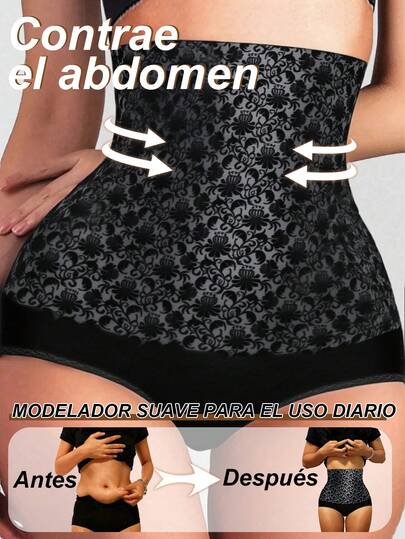 COTOLO Faja Moldeadora y Adelgazante de Mujer con Encaje, Cintura Alta, Multicolor, para Uso Diario y Halloween - faja levanta pompa, faja de mujer, faja colombianas para mujer, Halloween Gifts, Halloween Essentials