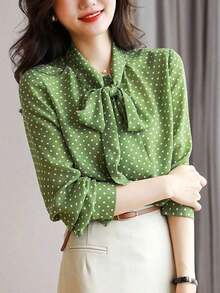 Women Blouses - Black - View 4