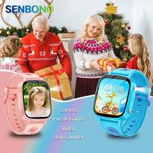 SENBONO Reloj inteligente SENBONO con pantalla HD de 1.8 pulgadas, batería de 500 mAh de larga duración, linterna LED, cámara/álbum de fotos, reproducción/grabación de video, reproducción de MP3, historias, aprendizaje de vocabulario e incluye 26 juegos incorporados, convirtiéndolo en un regalo de cumpleaños adecuado para niños y niñas, para Halloween y Navidad, reloj inteligente para niños, reloj con cámara para niños, accesorio de fotografía, fiesta