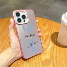 MESSi Football Phone Case For IPhone 12 11 13 14 15 16 Max Pro Plus Mini Silver LMDaser Color Cover2025.1.Halloween Accessories. - z9 - 查看 2