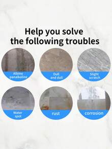 1 Bottle Coconut Oil Tile & Marble Polish Wax - Concentrated Stone Care Enhancing Gel, Suitable For Home Cleaning (Random Shipment Of New And Old Models)