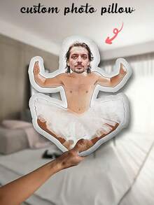 Customized Pet Head Pillow - Double-Sided Printed, Hand Washable, Modern Casual Style, Zipper Closure, Polypropylene Filling, Polyester Cover, Digital Printing, Decorative Multi-Purpose Cushion Christmas Gift - Rabbit - View 15