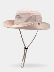1 pieza Sombrero unisex de protección solar transpirable, diseño de sombrero de cubo con ala ajustable, adecuado para senderismo, pesca y actividades al aire libre - Multicolor - Ver 6