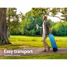 40L Portable Wheel Water Tank Camping Caravan Storage Blue