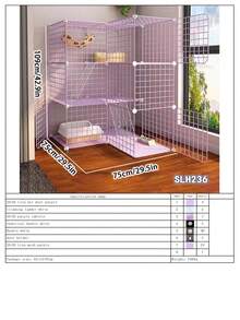 Easy Install Indoor Cat Cage, Small Cat House, Pet Cage For Small Pets - Multicolor - View 25