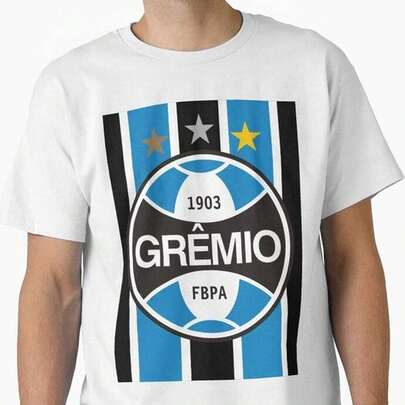 GR-emio BR-ASil HinchA-DA Fans Barra Brava Porto Alegre Camiseta clásica220G C-AmiS-eta básiC-A de aL-Godón uniS-ex de 220 g gran valor. AdecuA-DA para todas las perS-onas, ya sean mujeres o hombres. Tejido duradero de alta C-Alidad apto para todas las costuR-AS, suave al tacto pero duradero. Tops transpirables. Conjuntos de otoño para mujer. Conjuntos para mujer, vaC-Aciones, disfraces de Halloween para mujer