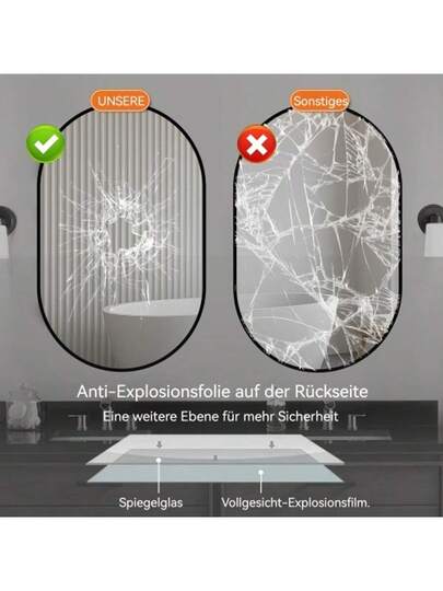 Bathroom Spiegel 50*80cm 6035 view 7