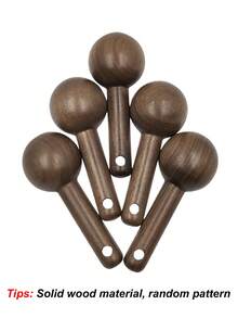1pc/2pcs/5pcs Wooden Short Handle 15ml Graduated Measuring Spoon, Modern Minimalist Design Easy To Clean Multi-Function Coffee Bean Scoop For Kitchen, Cafe, Dessert Shop, Hotel, Restaurant Kitchen,Kitchen,Christmas Gift - Brown - View 11