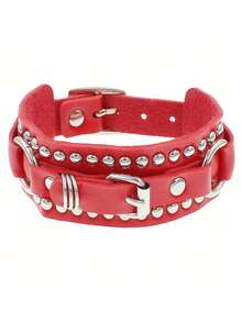 1/4 عبوات أساور جلد صناعي بطراز بانك مزينة بمسامير مخروطية ومستديرة للجنسين - مثالية للملابس الشارعية والنوادي والمهرجانات، نظرًا لعوامل مثل العرض والبكسل، قد تكون هناك اختلافات طفيفة في اللون. يرجى الرجوع إلى المنتج الفعلي للدقة. عيد الميلاد