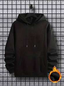 1pc Men'S Funny Best Compliment When Told I Look Like My Dad Graphic Hooded Sweatshirt - Black Polyester Pullover With White Text, Casual Streetwear Hoodie For Halloween, Christmas Gifts & Casual ,Fall Hoodies,Men's Fall Clothes,Street Wear,Halloween,Mens Hoodies,Y2k Clothes,Jesus Hoodie,Thanksgiving Day,Nightmare Before Christmas,ChristmasWarm And Comfortable - 黑色 - 查看 5