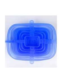 6 nắp silicon co giãn, nắp đậy bát đựng thức ăn, nắp bảo quản thực phẩm có thể tái sử dụng, nắp giữ tươi trái cây và rau quả đa năng co giãn, nắp bảo quản kín, hộp đựng trái cây, hộp đựng, có thể tái sử dụng, phụ kiện nhà bếp - Nhiều màu - Xem 24