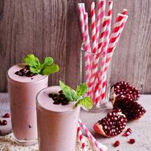 100 قطعة/عبوة قش ورقي مسطح ملون قابل للتخلص منه - 6*197 ملم | مناسب للعصائر والحلويات والمشروبات؛ حفلات الزفاف الرومانسية، عيد الحب