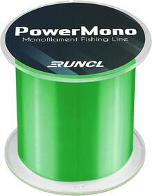 RUNCL PowerMono - Línea de pesca monofilamento 300/500/1000 yardas - Máxima fuerza, amortiguador, suspensión en agua, amigable con nudos, línea de pesca overol de 3 a 35 libras, baja y alta - Verde - Ver 13