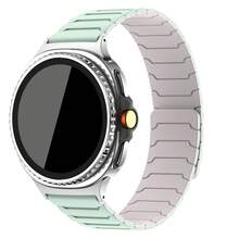 Magnetic Silicone Sports Watch Band Suitable For Samsung Galaxy Watch 8 (40mm/44mm/46mm Classic) And Watch Ultra 47mm (2024-2025 Models) - Adjustable Unisex Smart Watch Strap, Strong Magnetic Clasp, Modern Stylish Design - Multicolor - View 3
