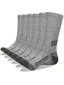 Unisex Professional Sports Socks, Outdoor Cycling Running Basketball Football Athletic Socks, Comfortable Moisture-Wicking Breathable Long Crew Socks - Multicolor - View 12