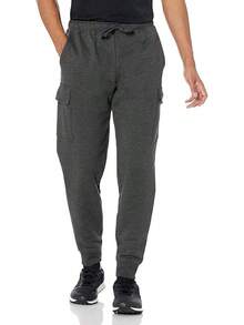 Essentials Men's Cargo Fleece Jogger Sweatpant - Mocha Brown - View 12
