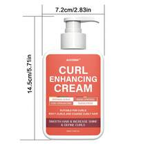 1pc Curl Defining Cream, Infused With Keratin And Coconut Oil, Moisturizing And Nourishing, Suitable For Daily Curly Hair Care, Leaves Hair With Alluring Fragrance, Can Be Used With Anti-Frizz Spray, Ideal Christmas Gift, 200g
