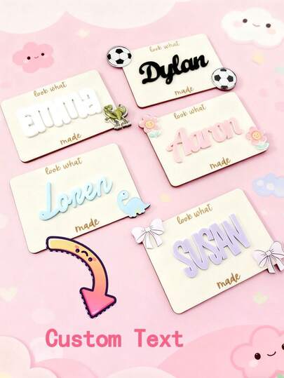 Look What I Made Magnet, Children's Art Display Magnet, Kid's Art Work Magnet, Custom Fridge Magnet, Custom Look What I Made Magnet, Christmas Gift