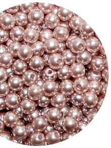 10mm ABS Pearl With Through Hole 125 Units - Crafts - 駝色 - 查看 3