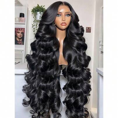 8-40 Inch 250% Density Natural Color Body Wave Wig Human Hair 13X4 Transparent Lace Frontal Wigs Human Hair Pre Plucked With Baby Hair Body Wave Wig Natural Black For Women Body Wave Lace Front Wigs Human Hair 250% Density 13x4 HD Lace Frontal Wigs For Women Human Hair Lace Front Wigs 14A Glueless Wigs Human Hair Pre Plucked With Baby Hair Natural Color