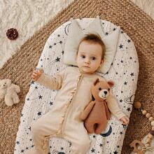 平纹细布婴儿摇篮床单，可灵活适用于不同的摇篮和婴儿摇篮床垫，棉质婴儿摇篮床单，适合男孩和女孩