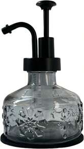 Birugen Vintage Gl Soap Dispenser - Farmhouse Style, Orange, With Pump For Bathroom &Amp; Kitchen - Gray - View 1
