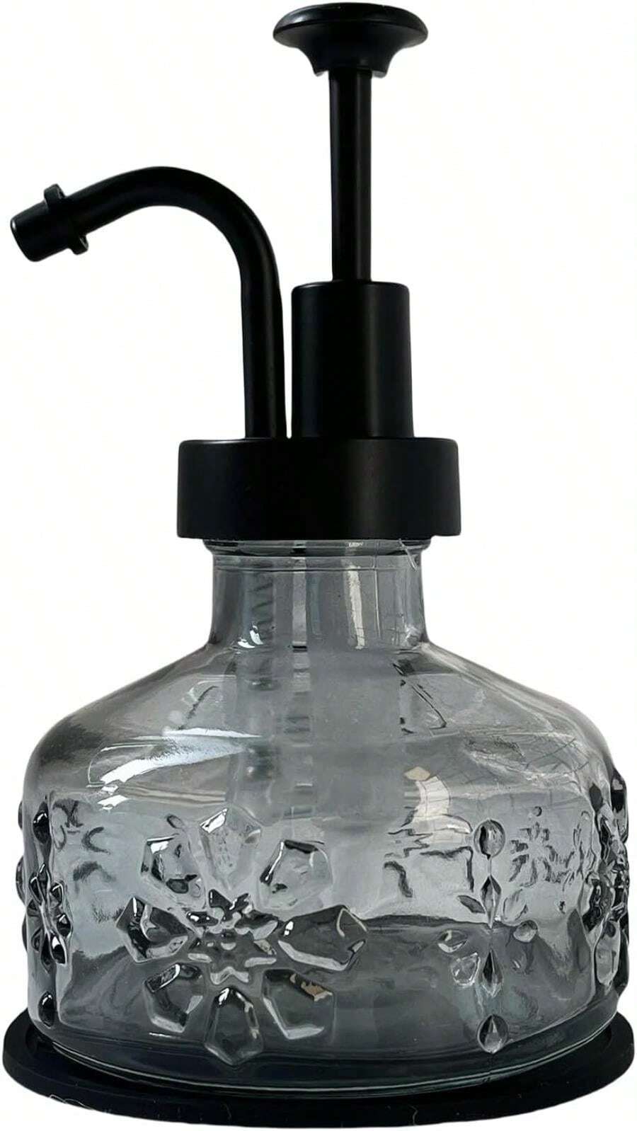 Birugen Vintage Gl Soap Dispenser - Farmhouse Style, Orange, With Pump For Bathroom &Amp; Kitchen - Gray - View 1