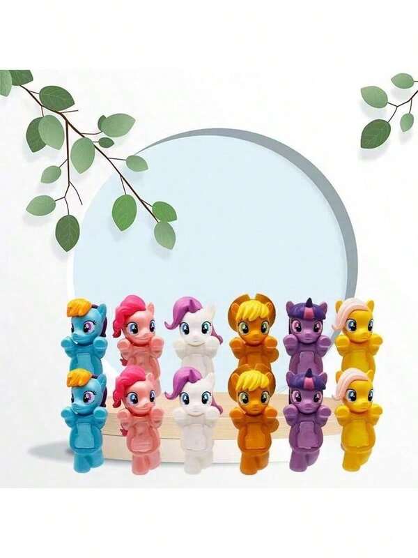 MY LITTLE PONY Chaveiro My Little Pony (1 unidade), pingente fofo para sacola de presente, chaveiro de carro com desenho animado, pequeno presente decorativo, chaveiro decorativo, 6 modelos à escolha, Dia dos Namorados, presente de aniversário, presente de formatura, presente para namorada, decoração de quarto, decoração, presente, decoração para casa, presentes