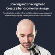 CGECGE [5 In 1 Multi-Function]Electric Shaver, Bald Hair Clipper, 360° Floating, Full Shaving, IPX6 Waterproof, Full Body Washable, Grooming, Shaving, Cleansing, Nose Hair Trimming All In One, A Great Gift For Boyfriend - 006-gun Black Suit - View 7