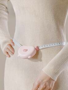 Small Button Dual Scale Retractable Tape Measure - Children's Tape Measure With Bear Pattern, Sewing Craft Measuring Tool, Children's Tape Measure, Toddler Tape Measure, Suitable For Body Measurement Fabric Sewing Tailor Cloth Knitting Craft Measurement Retractable 1.5m/60in - Multicolor - View 4