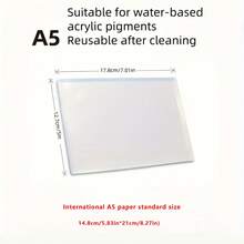 1pc Reusable Transparent Gel Printing Plate - Transparent Single-Print Surface, Soft Rubber Craft Plate For Art And DIY Projects, For Scrapbooks And Diaries - A Variety Of Sizes To Choose From, Scrapbook Supplies, Reusable Offset Printing Plate For Embossing Art - Perfect For Making Cards, Scrapbooks, Diaries And Home Decorations - Multicolor - View 14