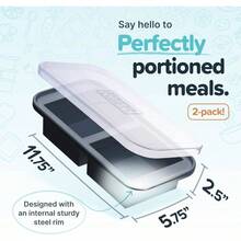 2 Cup Silicone Freezer Molds With Lids U2013 Soup Freezing Lasagna, Leftovers, Soups, Sauces, Casseroles, Meal Prep Meals And More U2013 Charcoal 2 - Pack - 木炭+2件裝 - 查看 2