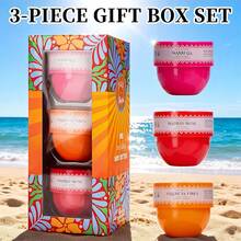 Solo En Lbiza, 3-Piece Set, Body Butter For Men And Women, 3 Different Scent, Long-Lasting Scent, Perfect For Dating, Daily Life, Parties, Gift Giving, Each 1.76 Fl Oz,Christmas Gifts - 三件套 - 查看 1