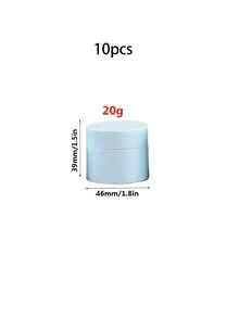 5克 15克 20克 30克 50克/10个装 乳霜 PP磨砂塑料分装盒 化妆品乳液面膜盒 旅行面霜盒 空瓶，便宜，圣诞礼物，化妆品，化妆工具，廉价商品，礼品，女士礼品，圣诞礼物 - 彩色 - 查看 17
