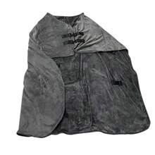 1件冬季保暖单层天鹅绒马衣，骑马用品，马匹外套，毯子，背心，披肩，适用于中大型马匹 - 彩色 - 查看 10