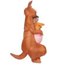 新款充气袋鼠服装，定制充气广告吉祥物服装，卡通吉祥物服装 - 成人袋鼠 - 查看 3