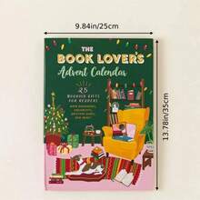 Advent Calendar For Book Lovers: 25 Literary Gifts For Readers - Adventure Calendar, Wonderful Gifts - Old Book Lover Green - View 3