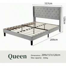 Bed Frames - Dark Grey - View 3